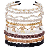 Diadema LYroo de perlas, resaltando brillo suave para looks diarios elegantes