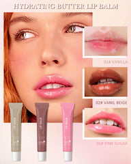 LYSdefeu balsamo labial tinte rosa-azucar: brillo ligero y piel suave al instante.