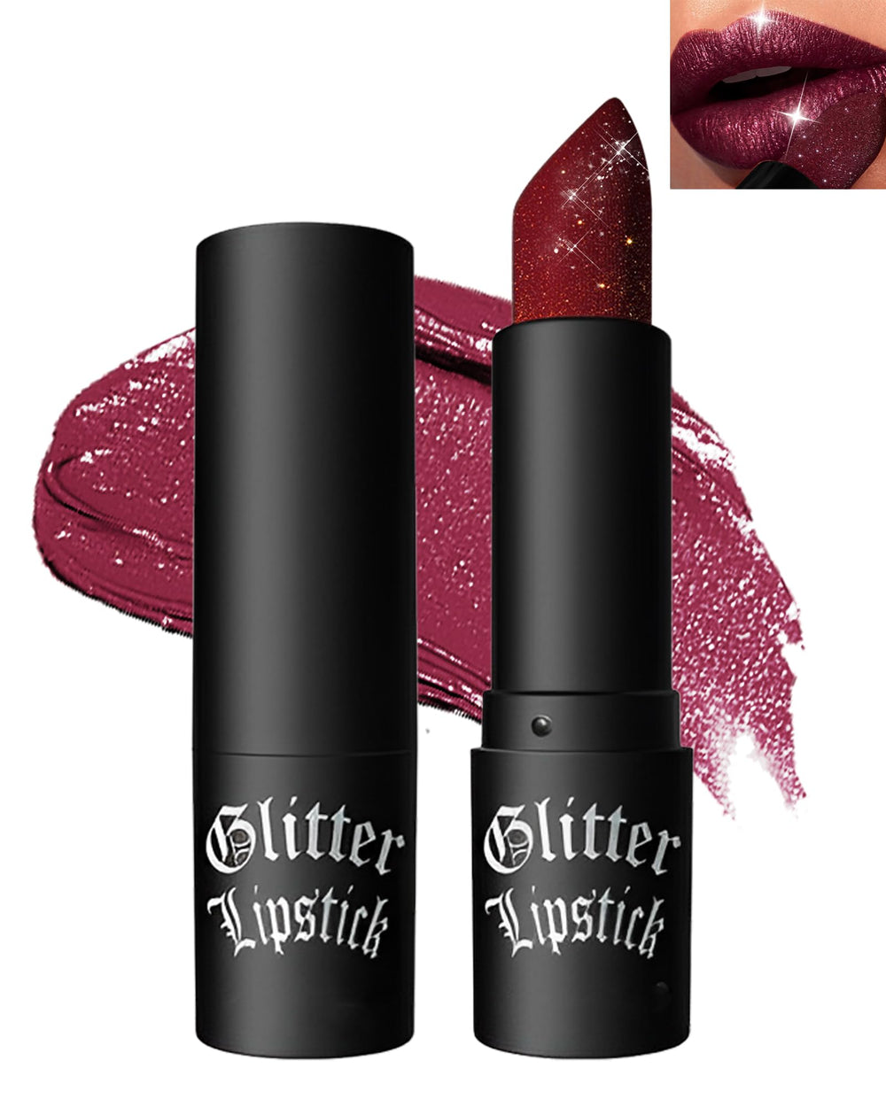 LYSdefeu barra labios diamante brillo mate, color intenso y glamour para fiestas