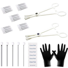 Lyuxzad kit de piercing 35 piezas en caja para uso profesional o doméstico.
