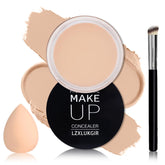 LZXLUKGIR Corrector de ojeras con cobertura total para un acabado uniforme