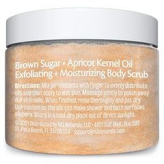 M3 Naturals exfoliante azucar morena cara: exfolia suavemente y deja la piel radiante