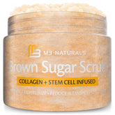 M3 Naturals exfoliante azucar morena cuerpo: suaviza piel y promueve brillo saludable