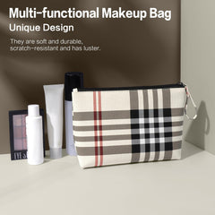 MAANGE bolsa maquillaje con 1 compartimento y 2 bolsillos para organización
