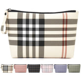 MAANGE bolsa de maquillaje khaki, compacto y elegante para el bolso diario