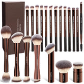 MAANGE conjunto de 20 brochas de maquillaje en elegante caja regalo para empezar