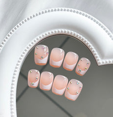 MABKJLF uñas con adhesivo seguro para una aplicación rápida