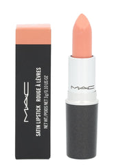 MAC Myth Satin Lipstick, empaque elegante para uso diario y cómodo.