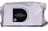 MAC Toallitas Desmaquillantes con Agua Micelar, envase con tapa hermética para retoques rápidos.