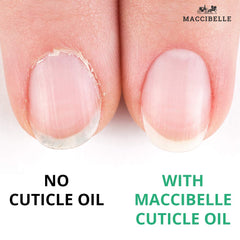 Maccibelle Aceite de cutículas aroma vainilla dulce para una experiencia agradable