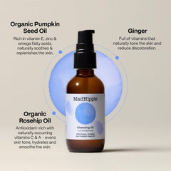 Mad Hippie Aceite Nutritivo Piel Seca: hidratación profunda durante la limpieza.
