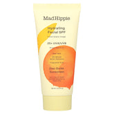 Mad Hippie Hidratante facial SPF25 en envase de 2 oz, protector ligero para uso diario.