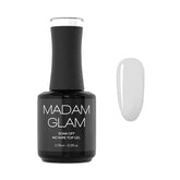 Madam Glam capa superior infinito brillo, acabado ultrabrillante y duradero para uñas.