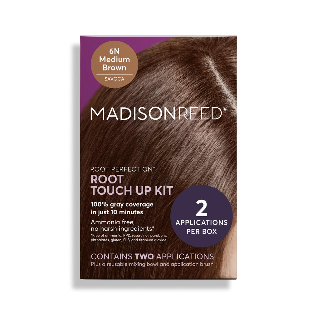 Madison Reed Root Perfection crema cobertura gris para un resultado preciso