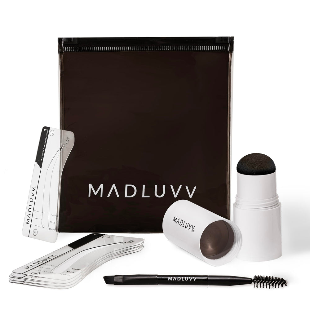 MADLUVV kit de sello para cejas con definición natural