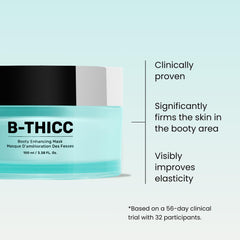 MAËLYS B-THICC: textura de piel más suave en glúteos.