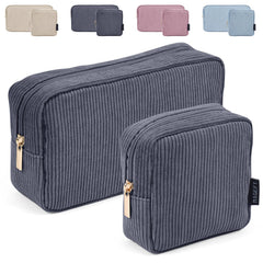 Bolsa Magefy de pana canalé gris profundo, uso diario y viaje.
