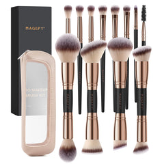 Brochas MAGEFY para la frente con doble extremo para aplicación facial precisa