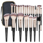 Pinceles MAGEFY 22 piezas con estuche, ideal para viaje y uso diario.