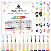 Magic Armor: punta fina para delineado preciso en uñas.