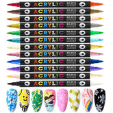MAGIC ARMOR set-puntas-dobles-24-colores para diseños de uñas en casa