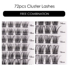 Magnetic SL Cluster Lashes kit longitud 10-16 mm para distintos ojos.