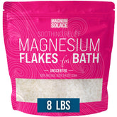 Magnum Solace sales de magnesio para baño, cristales puros para relajación.