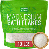 Magnum Solace escamas de magnesio para baño, ideal para un remojo revitalizante