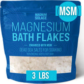 Magnum Solace: escamas de magnesio con MSM para baño reparador