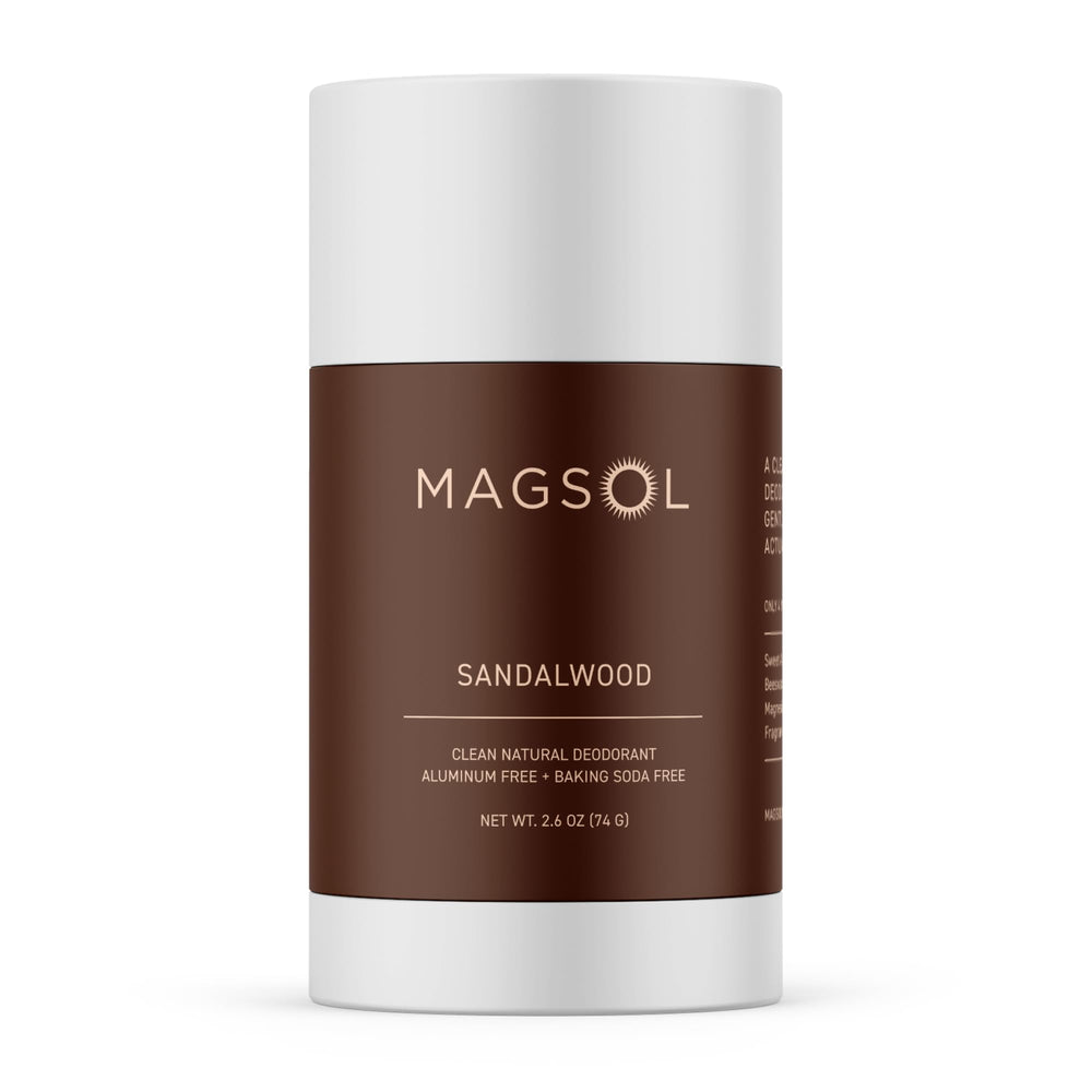MagSol Organics desodorante magnesio en frasco, protección duradera sin aluminio