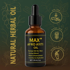 Maidlure Max+ Afro Ayiti Oil – absorption rapide, hydratation profonde sans résidu gras