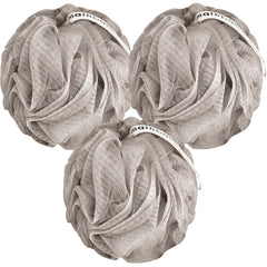 MainBasics lufa de baño 3-pack taupe para exfoliar suavemente la piel