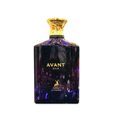 Maison Alhambra Avant Silk, botella en primer plano, fragancia elegante para cualquier ocasión.