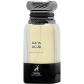 Maison Alhambra Dark Aoud, botella con diseño moderno, perfecta para veladas elegantes