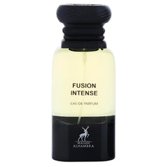 Maison Alhambra Fusion Intense, botella de 80 ml, fragancia duradera para uso diario y ocasiones especiales.