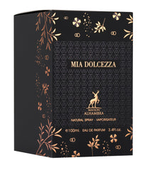 Mia Dolcezza fragancia unisex para uso diario, ideal como regalo.