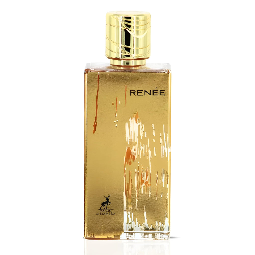 Maison Alhambra Renee Carmine, frasco elegante para una fragancia duradera