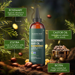 Majestic Pure Aceite de Romero: aplicador para aplicación precisa y limpia.