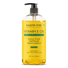 Majestic Pure Aceite de Vitamina E para piel y cara, hidratación suave y duradera