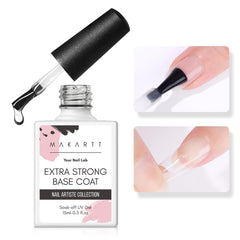 Makartt capa base de gel transparente: aplicación rápida para una base duradera