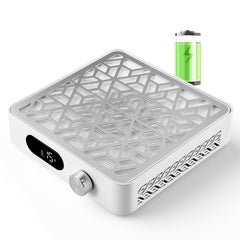 Makartt colector polvo uñas visto frente con succión potente.
