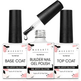 Makartt Gel Builder transparente en envase de 8 ml para reforzar uñas débiles.