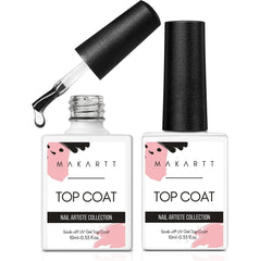 Makartt capa superior de gel brillo ultra para acabado duradero y profesional