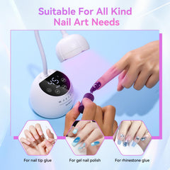 Makartt lámpara UV-LED con giro 360° para uñas difíciles