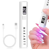 Makartt lampara UV uñas mini portatil para curar gel en casa