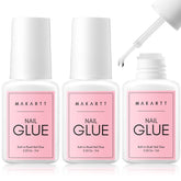 Makartt nail glue 7ml bottle close-up with precision brush