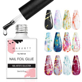 Makartt pegamento para láminas en uñas con bote de 15 ml y adhesión duradera.