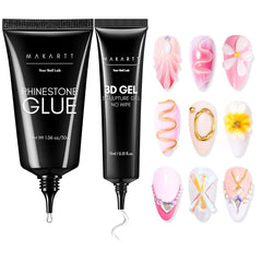 Makartt pegamento para gemas en uñas en tubo ofrece fijación duradera