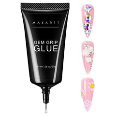Makartt pegamento uñas sin limpiar 30 g fija gemas con adherencia duradera