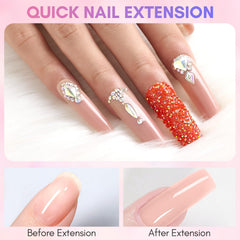 Makartt poly nail gel nude pink 50ml offers natural-looking color for elegant manicures.